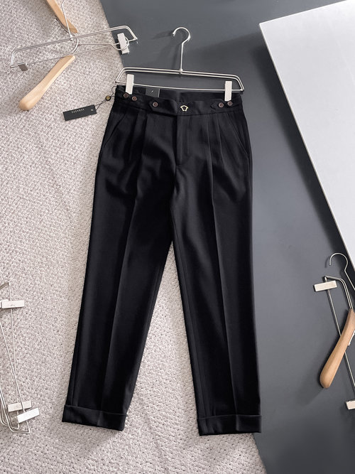 Versace Customized Casual Trousers with Great Texture