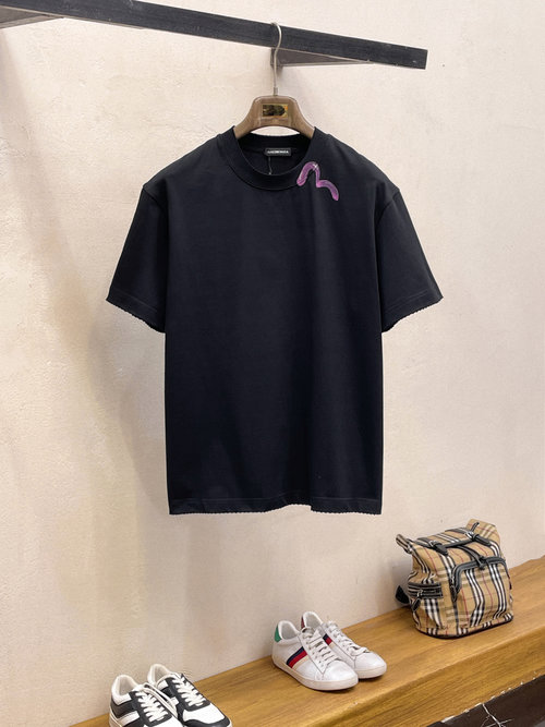 Balenciaga High-Quality Cotton T-Shirt with Hand-embroidered Logo