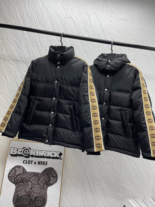Gucci High-Quality Down Jacket with Restored Elements