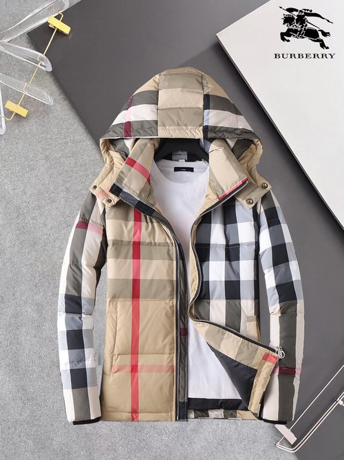 Burberry Top-quality Down Jacket with Imported Hardware