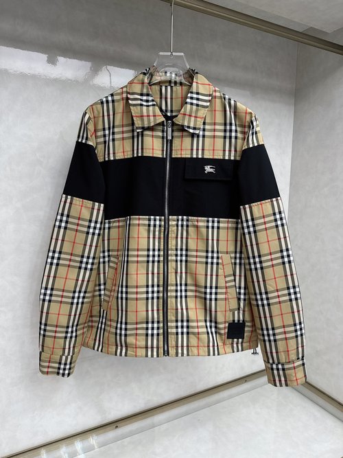 Burberry Breathable Jacket with Brand Elements