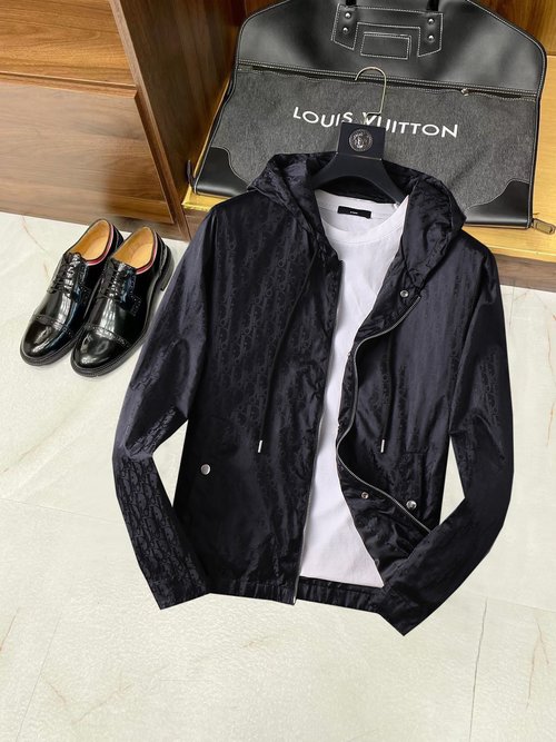 Dior Premium Jacket with Three Labels, Breathable & Comfortable