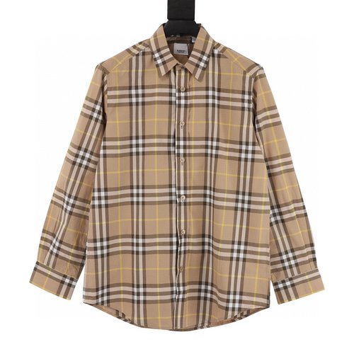 Burberry High - end Striped Long - sleeve Shirt
