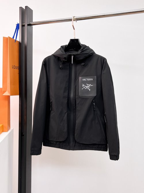 ArcTeryx High-Quality Breathable Jacket Incorporating Brand Elements