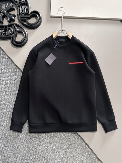 Prada Exclusive Space Cotton Hoodie with Luxury Craft