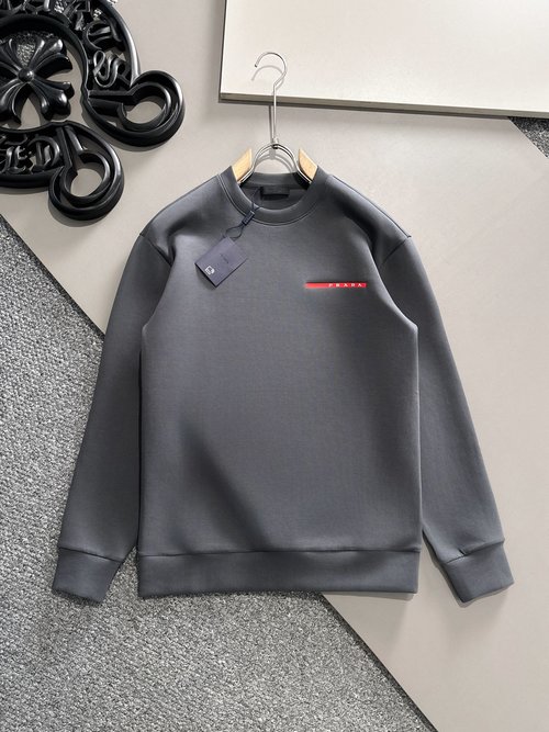 Prada Exclusive Space Cotton Hoodie with Luxury Craft