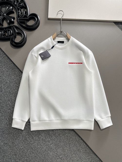 Prada Exclusive Space Cotton Hoodie with Luxury Craft