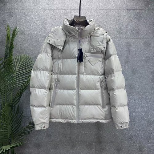 Prada Premium Down Jacket, Lightweight and Warm, Classic Style