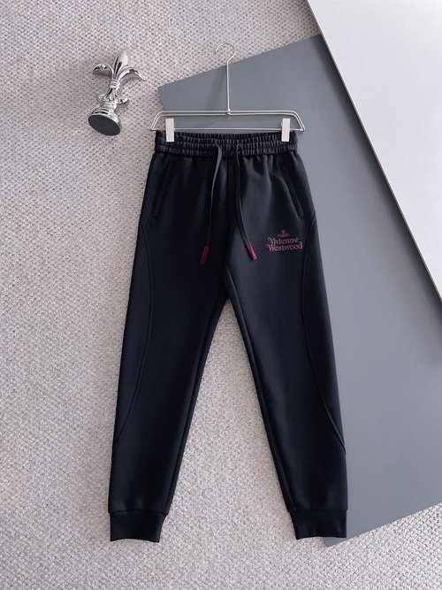 Vivienne Westhood Casual Pants with Classic Logo and Comfort