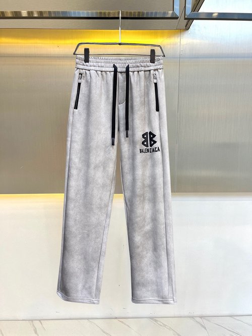 Balenciaga New Casual Pants with Classic Logo, Great Comfort