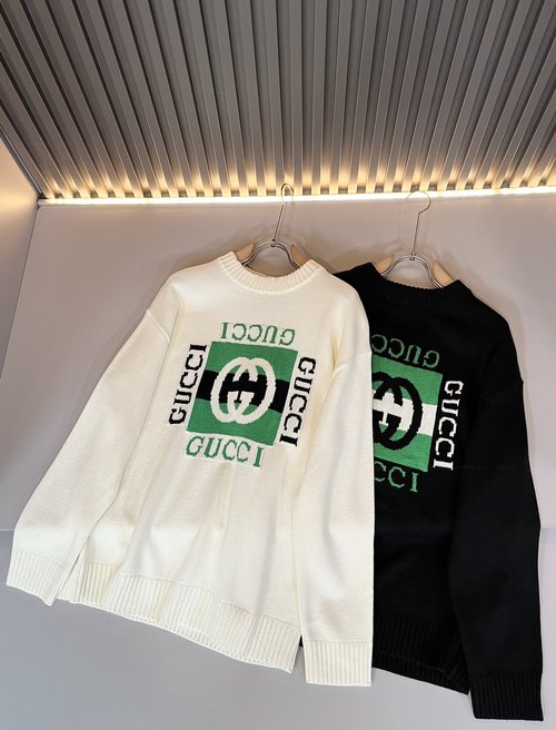 Gucci Classic Design Knitted Wool Sweater for Everyday Wear