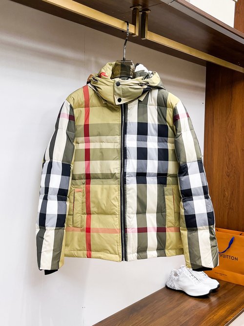 Burberry Premium Down Jacket with Classic Logo & Warmth