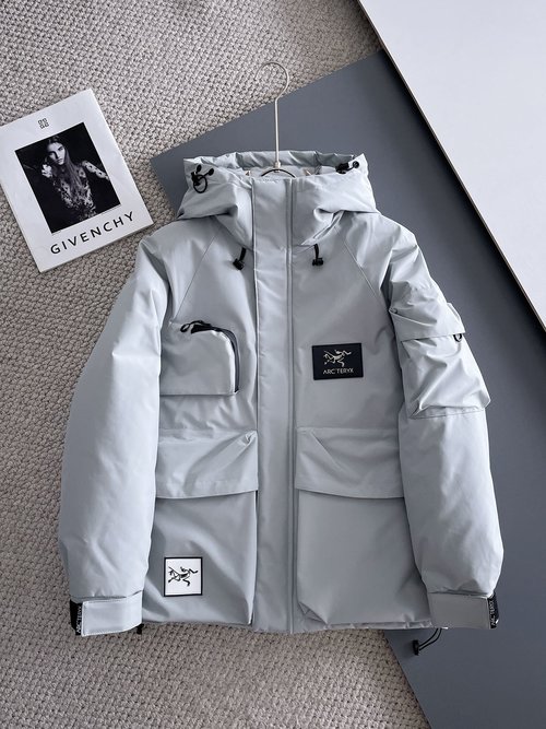 ArcTeryx Premium 90% Down Jacket with Colorful Design