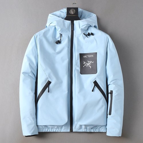 ArcTeryx Premium 90% Down Feather Jacket with Logo and Color