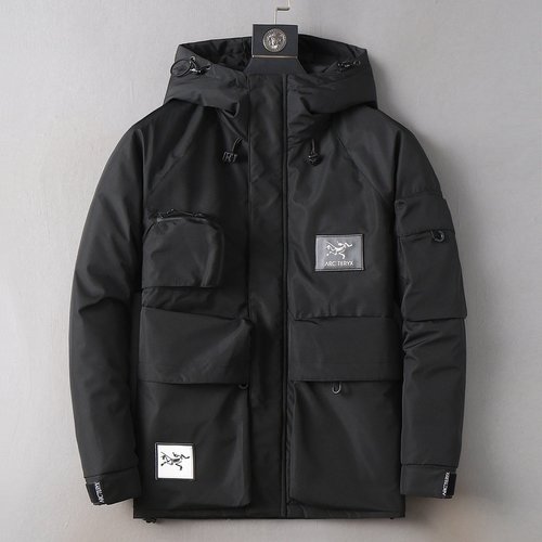 ArcTeryx Premium 90% Down Feather Jacket with Logo and Color