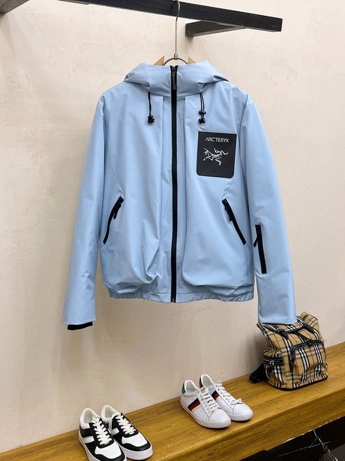 ArcTeryx Top-Quality Goose Down Jacket with Logo and Unique Colors