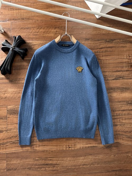 Versace Thickened Luxury Blend Knit Sweater