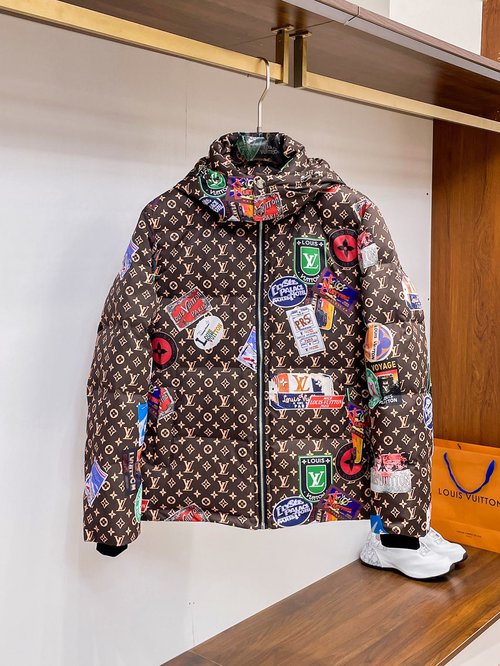 Louis Vuitton Premium 90-Down Jacket with Classic Logo