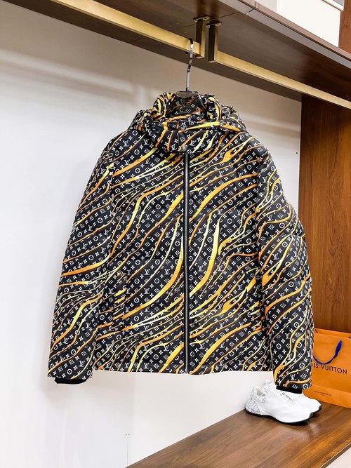 Louis Vuitton Premium 90-Down Jacket with Classic Logo