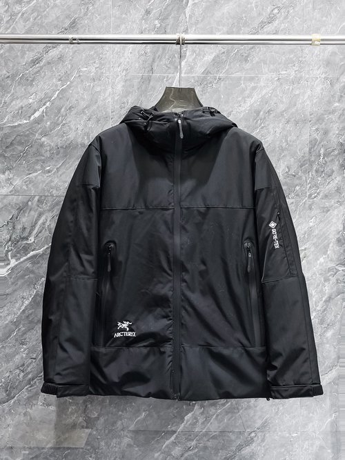 ArcTeryx 90-Down Filled Jacket with Classic Logo and Color Block