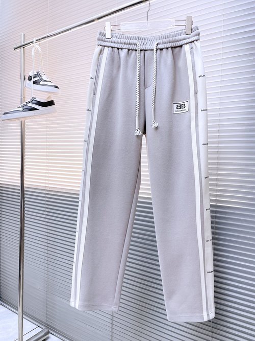 Balenciaga Classic Logo Comfortable Casual Trousers