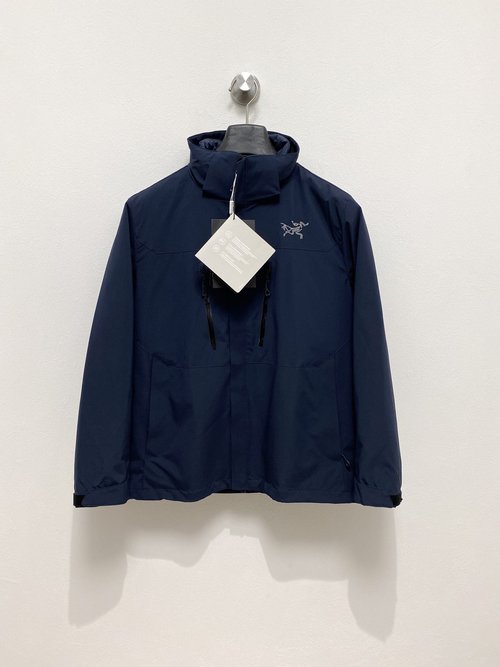 ArcTeryx Detachable Down Jacket with a Classic Logo