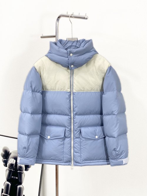 Gucci Waterproof Down Jacket with Unique Pocket Design