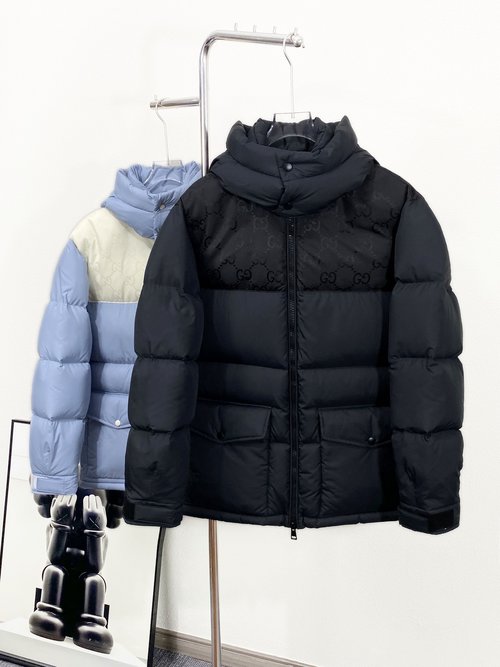 Gucci Waterproof Down Jacket with Unique Pocket Design