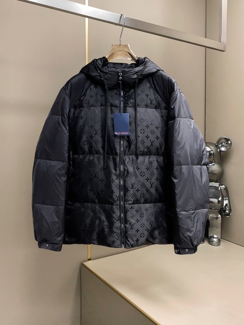 Louis Vuitton Premium Down Jacket Filled with 90% Goose Down