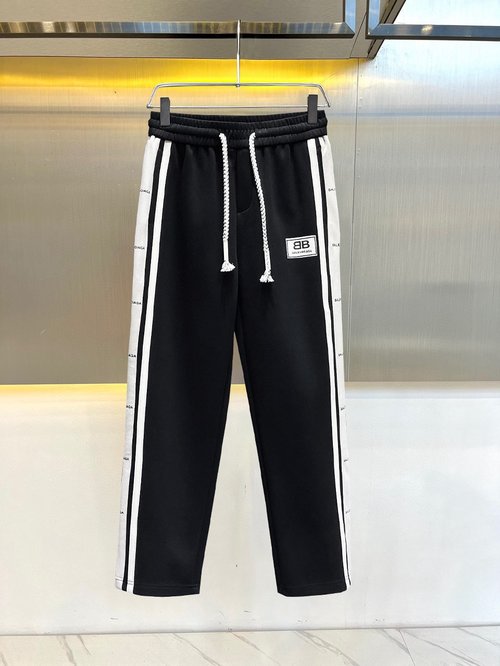 Balenciaga New Arrival Casual Pants with Logo, Great Comfort
