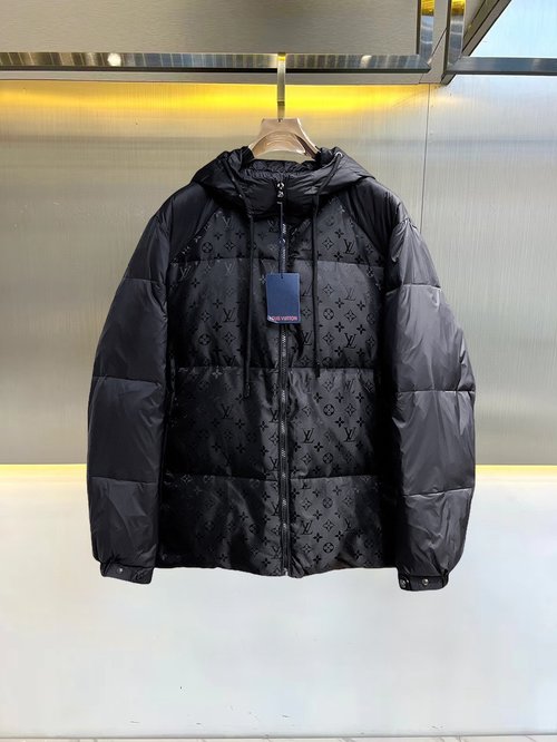 Louis Vuitton Premium Down Jacket Filled with 90% Goose Down