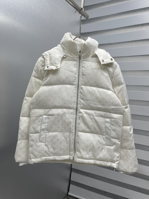 Louis Vuitton Premium 90-Down Jacket with Logo and Color Block