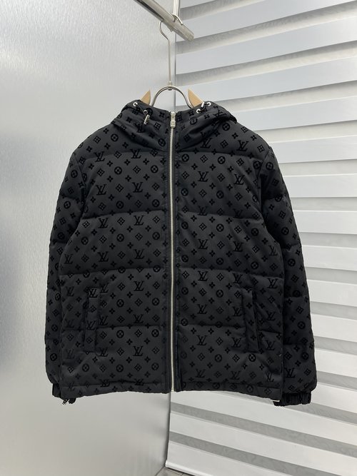 Louis Vuitton Premium 90-Down Jacket with Logo and Color Block