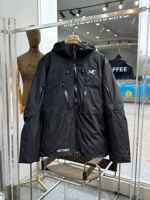 ArcTeryx 90% Down Filled Jacket with Classic Logo and Color