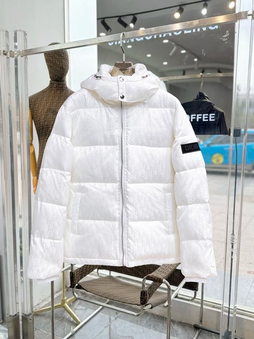 Dior High - end 90% Down Jacket with Classic Logo