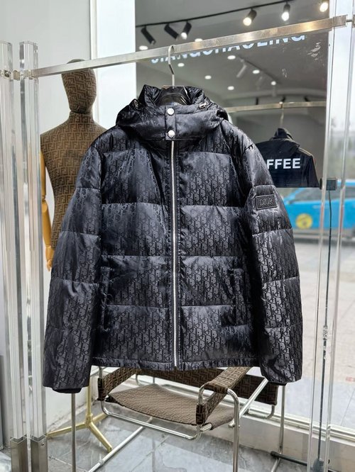 Dior High - end 90% Down Jacket with Classic Logo