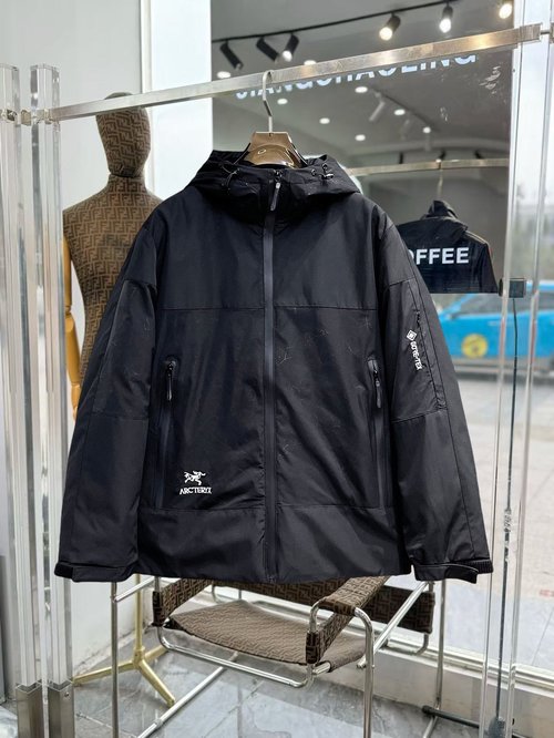 ArcTeryx Premium 90% Down Jacket with Classic Logo and Color