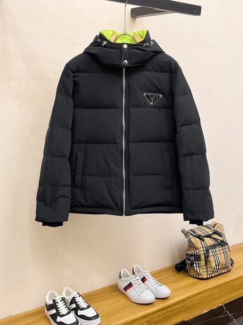 Prada Premium 90% Down Jacket with Logo