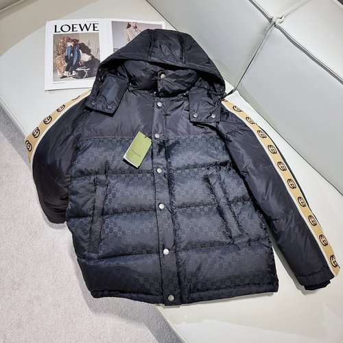 Gucci Exclusive 3M Reflective Striped Winter Jacket