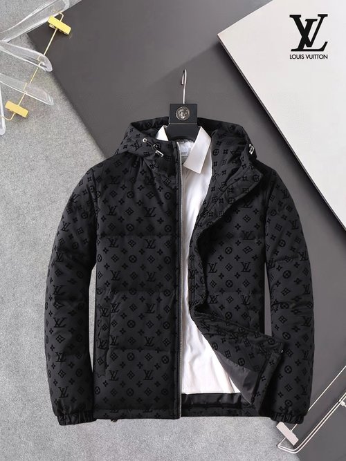 Louis Vuitton Premium All-90-Down Jacket with Classic Logo