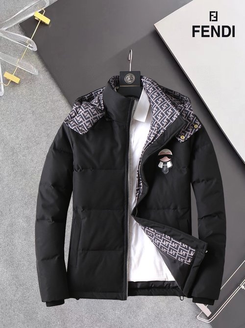 Fendi Premium 90% Down Jacket with Three Labels