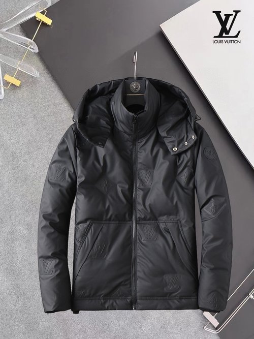 Louis Vuitton 90% Down-filled Jacket with Logo and Colorful Design