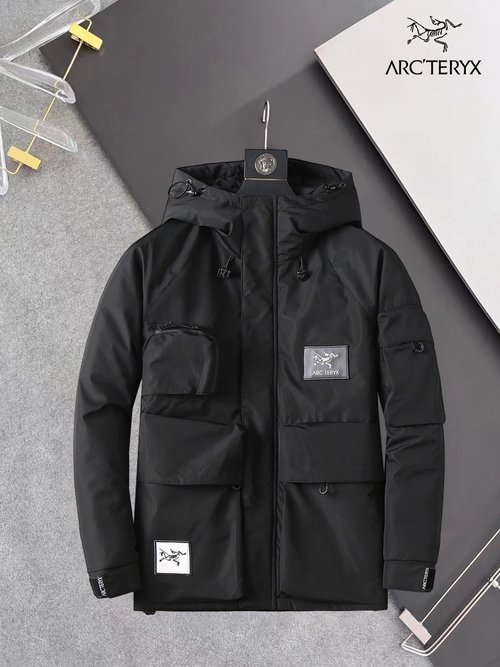 ArcTeryx 90-Down Filled Jacket with Classic Logo and Color Block