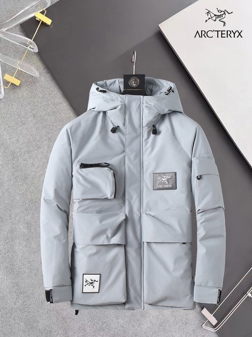 ArcTeryx 90-Down Filled Jacket with Classic Logo and Color Block