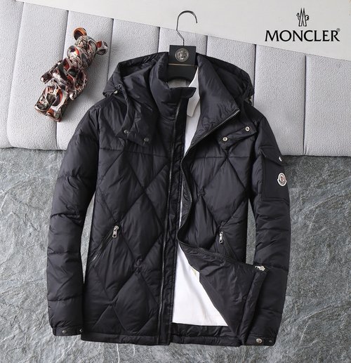 Moncler Premium Down Jacket with Classic Logo and Color