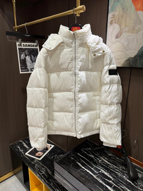 Dior High - end 90% Down Jacket with Logo and Colorful Design