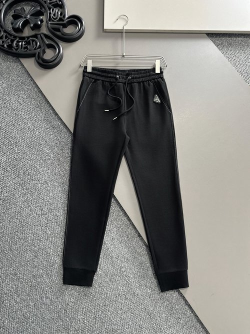 Prada Soft and Smooth Casual Pants with Brand Logo