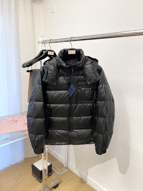 Prada Premium 90% Down Jacket with Logo