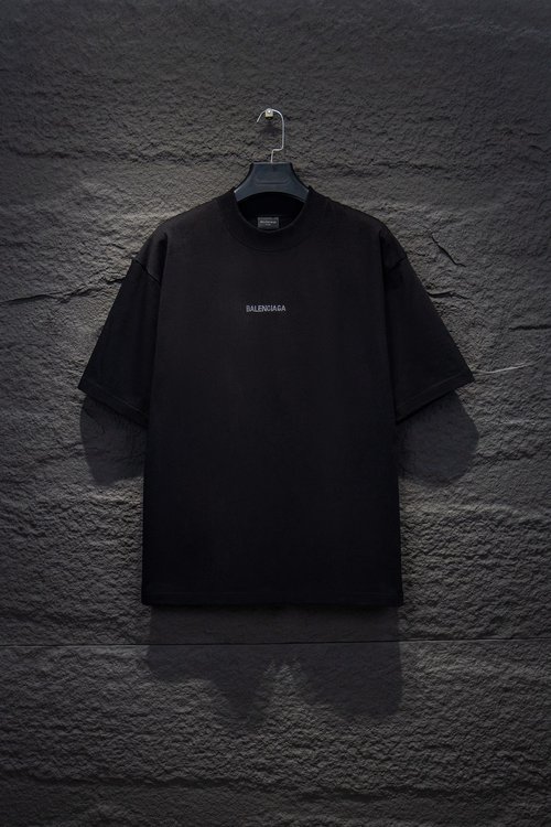 Balenciaga Hot-Drilled Short Sleeve T-Shirt