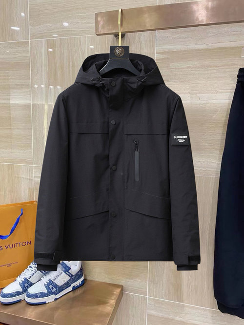 Burberry Premium Jacket with Brand Elements, Breathable & Soft